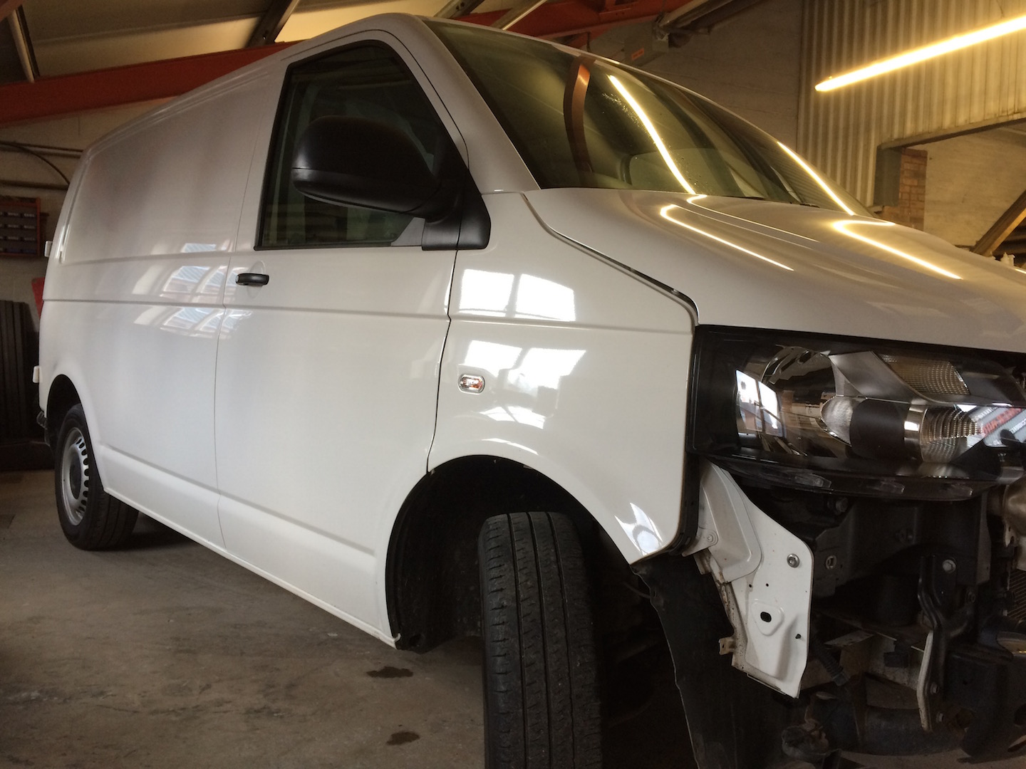 VW T5 camper van conversion prep